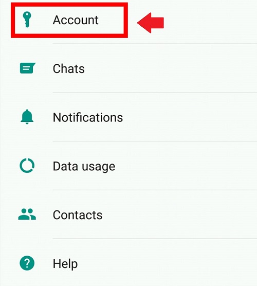 مراحل دیلیت اکانت واتس آپ