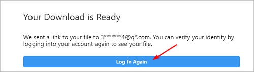 برگرداندن پیج اینستاگرام