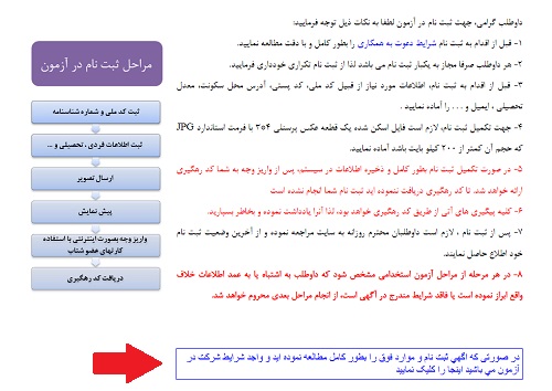 ثبت نام آزمون استخدامی ستاد امام