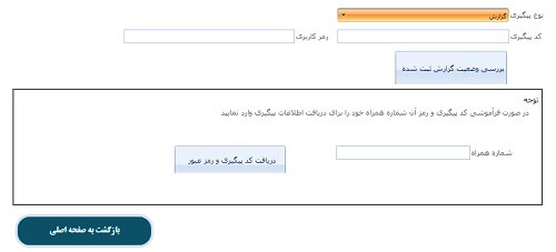 پیگیری ثبت گزارش فساد در sootzani.mcls.gov.ir