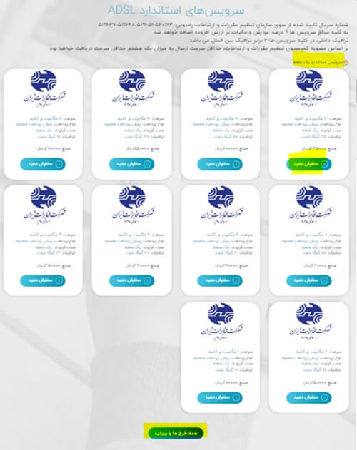 اینترنت ADSL مخابرات آذربایجان شرقی