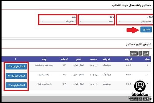 نحوه انتخاب رشته ارشد آزاد