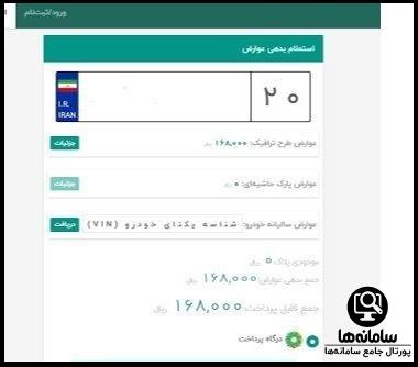 عوارض سالیانه خودرو 