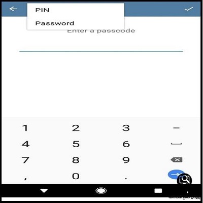 رمز گذاشتن برای تلگرام