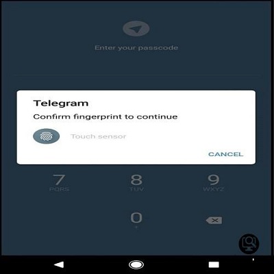 رمز گذاشتن برای تلگرام