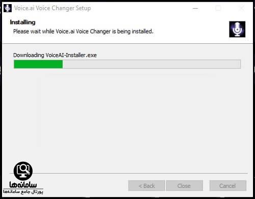 نحوه نصب voice.ai