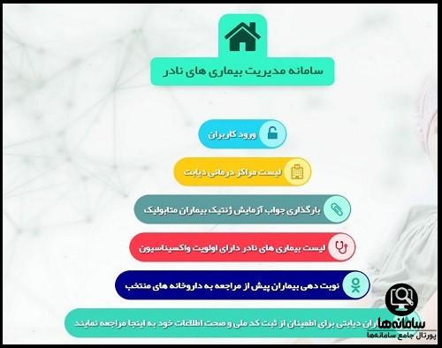 سامانه مدیریت بیماری های نادر