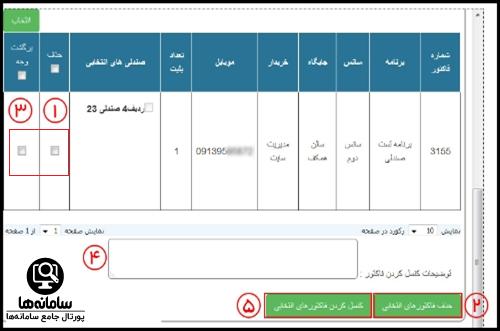  جریمه کنسل کردن بلیط کنسرت