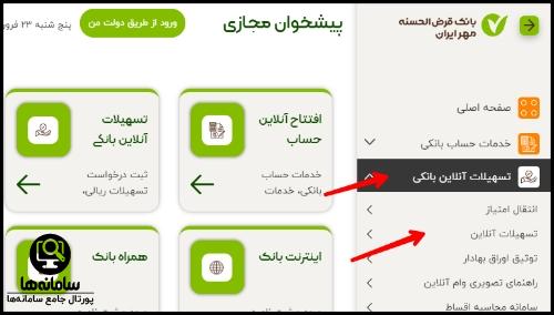 لیست تسهیلات جدول وام بانک مهر ایران