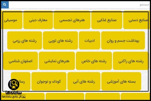 لیست دوره های آموزشی شهرداری اصفهان
