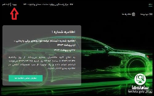 سامانه یکپارچه فروش خودروهای برقی