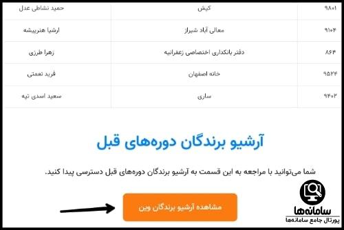 استعلام امتیاز وین کارت