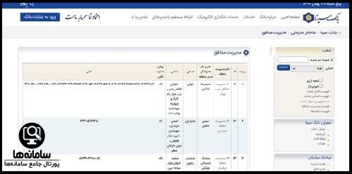 ورود به سامانه بانک سینا
