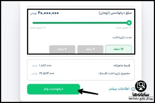 رزرو مراجعه حضوری ثبت درخواست وام از لندو