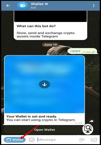 برداشت پول از ولت تلگرام