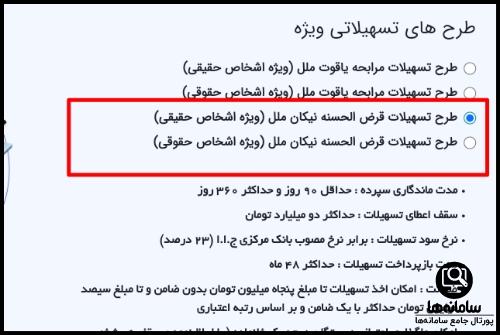 دریافت وام قرض الحسنه نیکان ملل