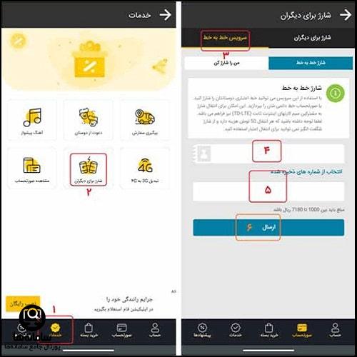 رمز انتقال شارژ ایرانسل