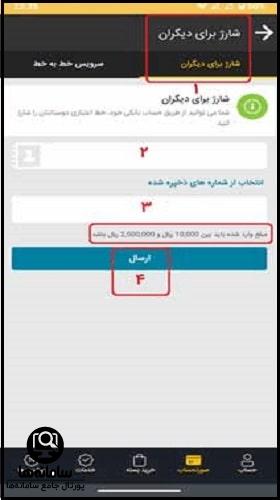 کد خط به خط ایرانسل