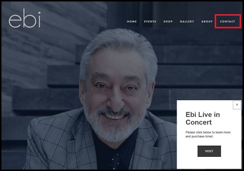 ارتباط با ابی از سایت