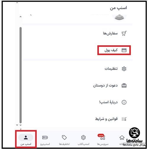 کیف-پول-اسنپ